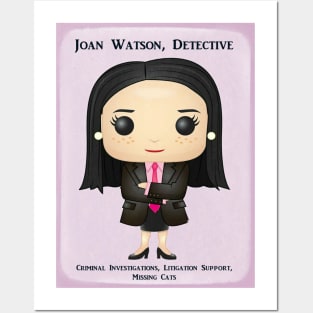 Lucy Liu / Joan Watson Funko Pop Posters and Art